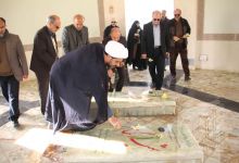 گزارش تصویری مراسم غبار روبی مزار شهدا